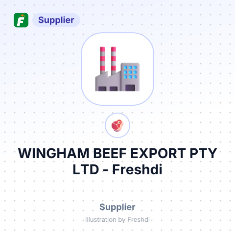 WINGHAM BEEF EXPORT PTY LTD – summary card, no photo uploaded yet