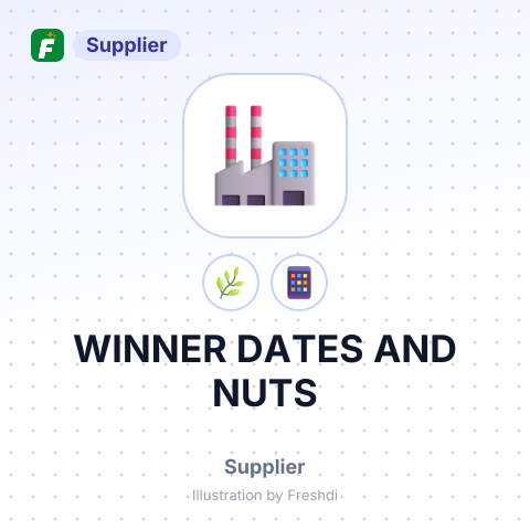 WINNER DATES AND NUTS – summary card, no photo uploaded yet