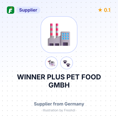 WINNER PLUS PET FOOD GMBH – summary card, no photo uploaded yet