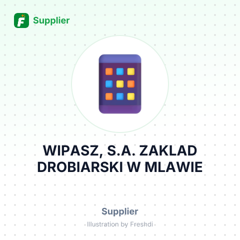 WIPASZ, S.A. ZAKLAD DROBIARSKI W MLAWIE – summary card, no photo uploaded yet