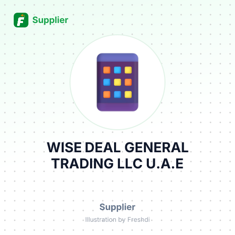 WISE DEAL GENERAL TRADING LLC U.A.E – summary card, no photo uploaded yet