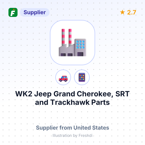 WK2 Jeep Grand Cherokee, SRT and Trackhawk Parts – summary card, no photo uploaded yet