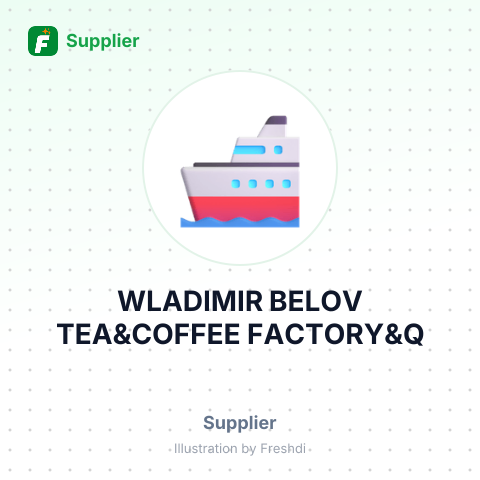 WLADIMIR BELOV TEA&COFFEE FACTORY&Q – summary card, no photo uploaded yet