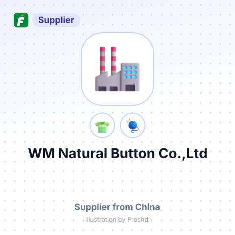 WM Natural Button Co.,Ltd – summary card, no photo uploaded yet