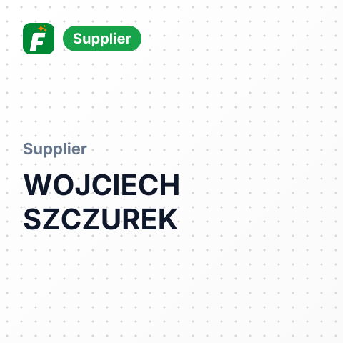 WOJCIECH SZCZUREK – summary card, no photo uploaded yet