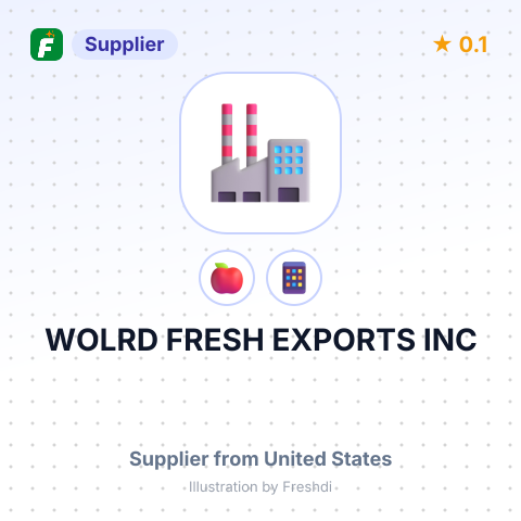 WOLRD FRESH EXPORTS INC – summary card, no photo uploaded yet