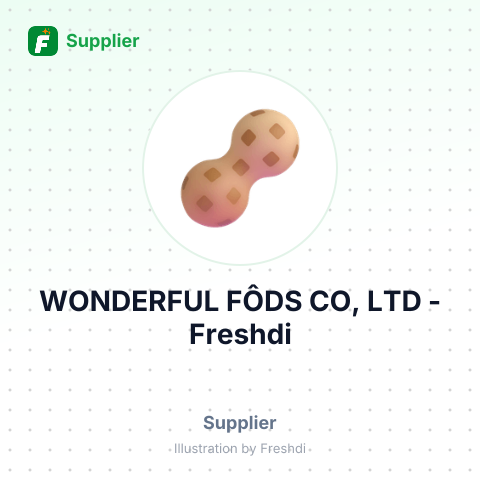 WONDERFUL FÔDS CO, LTD – summary card, no photo uploaded yet