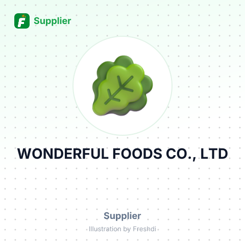 WONDERFUL FOODS CO., LTD – summary card, no photo uploaded yet