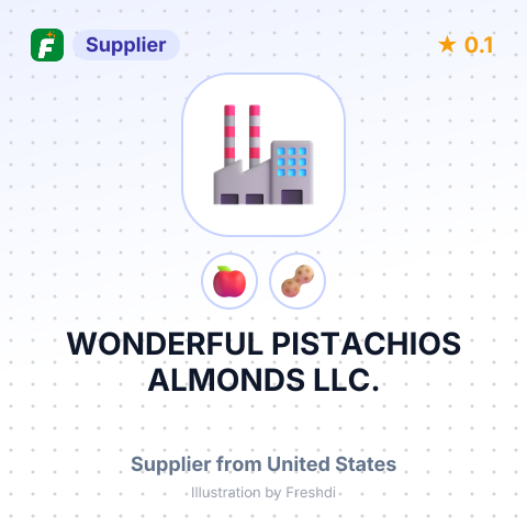 WONDERFUL PISTACHIOS ALMONDS LLC. – summary card, no photo uploaded yet