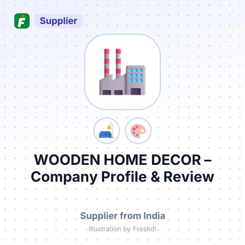 WOODEN HOME DECOR – summary card, no photo uploaded yet