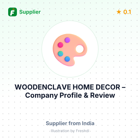WOODENCLAVE HOME DECOR – summary card, no photo uploaded yet