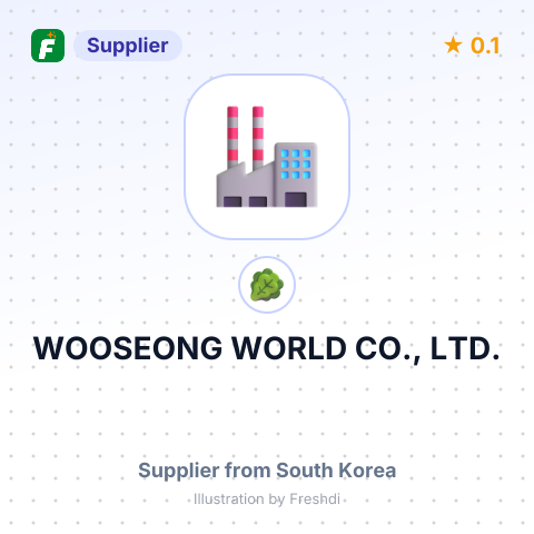 WOOSEONG WORLD CO., LTD. – summary card, no photo uploaded yet