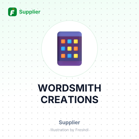 WORDSMITH CREATIONS – summary card, no photo uploaded yet