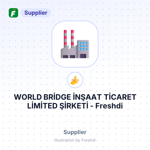 WORLD BRİDGE İNŞAAT TİCARET LİMİTED ŞİRKETİ – summary card, no photo uploaded yet