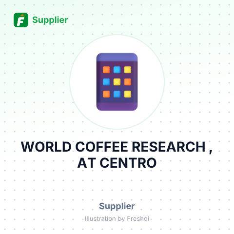 WORLD COFFEE RESEARCH , AT CENTRO – summary card, no photo uploaded yet