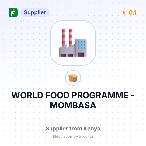 WORLD FOOD PROGRAMME - MOMBASA – summary card, no photo uploaded yet