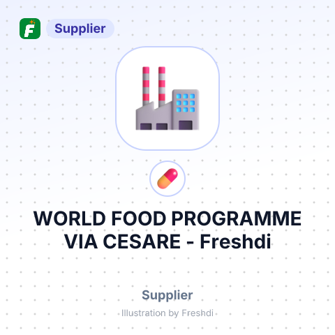 WORLD FOOD PROGRAMME VIA CESARE – summary card, no photo uploaded yet