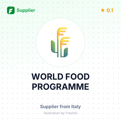WORLD FOOD PROGRAMME – summary card, no photo uploaded yet