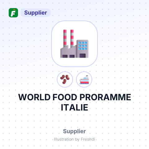 WORLD FOOD PRORAMME ITALIE – summary card, no photo uploaded yet