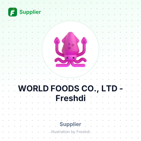 WORLD FOODS CO., LTD – summary card, no photo uploaded yet