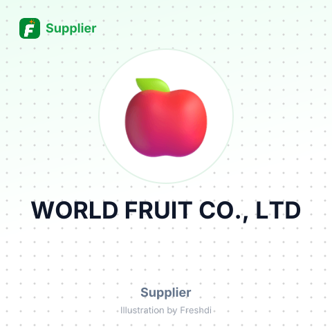 WORLD FRUIT CO., LTD – summary card, no photo uploaded yet