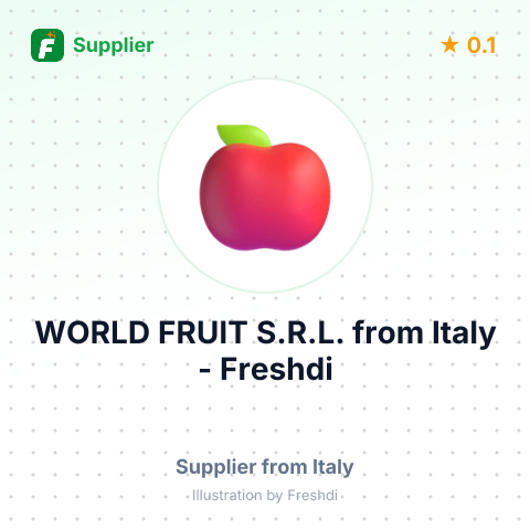 WORLD FRUIT S.R.L. – summary card, no photo uploaded yet