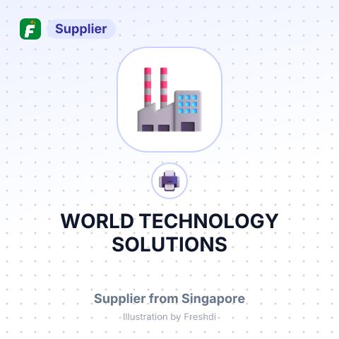 WORLD TECHNOLOGY SOLUTIONS – summary card, no photo uploaded yet