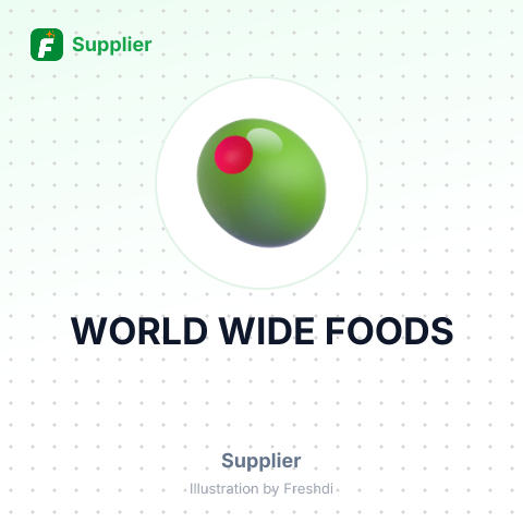 WORLD WIDE FOODS – summary card, no photo uploaded yet