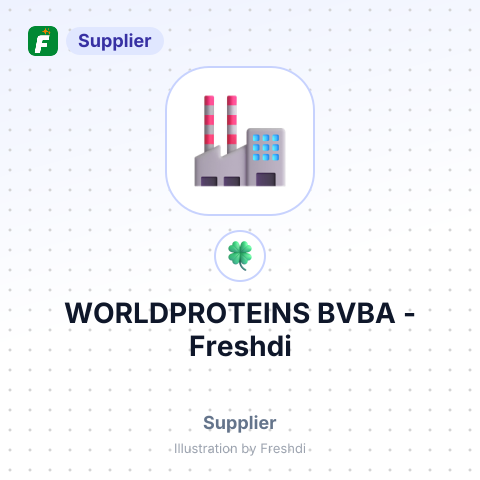 WORLDPROTEINS BVBA – summary card, no photo uploaded yet