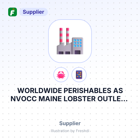 WORLDWIDE PERISHABLES AS NVOCC MAINE LOBSTER OUTLET , LLC – summary card, no photo uploaded yet