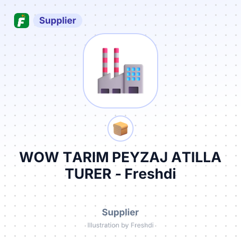 WOW TARIM PEYZAJ ATILLA TURER – summary card, no photo uploaded yet