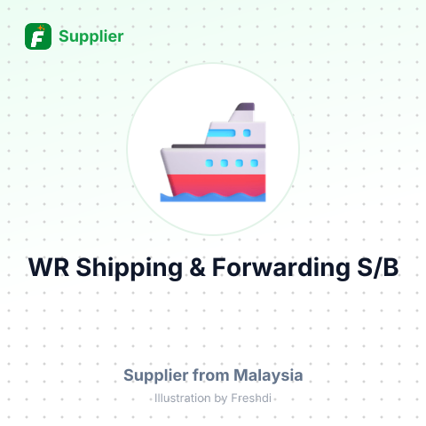 WR Shipping & Forwarding S/B – summary card, no photo uploaded yet