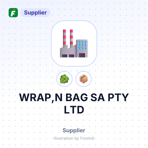 WRAP,N BAG SA PTY LTD – summary card, no photo uploaded yet