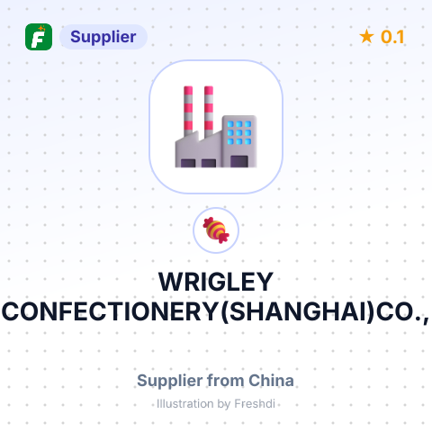 WRIGLEY CONFECTIONERY(SHANGHAI)CO., – summary card, no photo uploaded yet