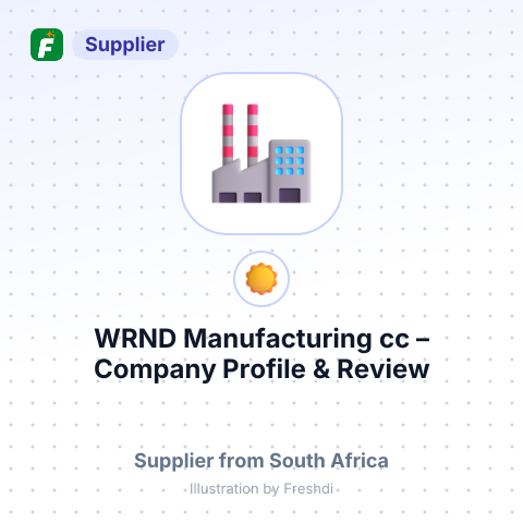 WRND Manufacturing cc – summary card, no photo uploaded yet