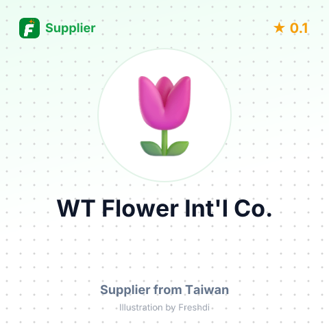 WT Flower Int'l Co.  – summary card, no photo uploaded yet