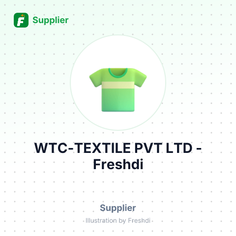 WTC-TEXTILE PVT LTD – summary card, no photo uploaded yet