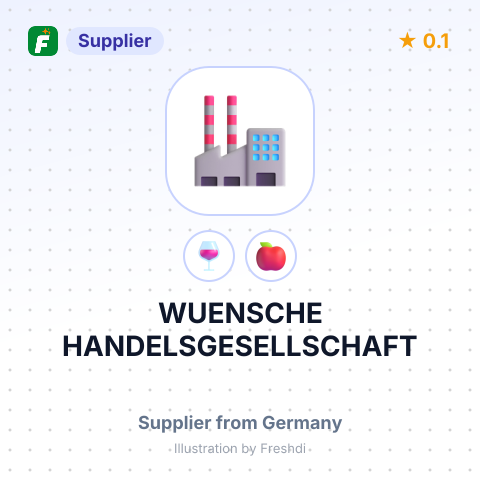 WUENSCHE HANDELSGESELLSCHAFT – summary card, no photo uploaded yet