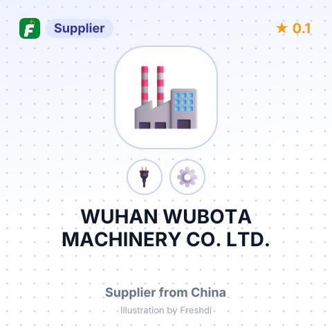 WUHAN WUBOTA MACHINERY CO., LTD., – summary card, no photo uploaded yet