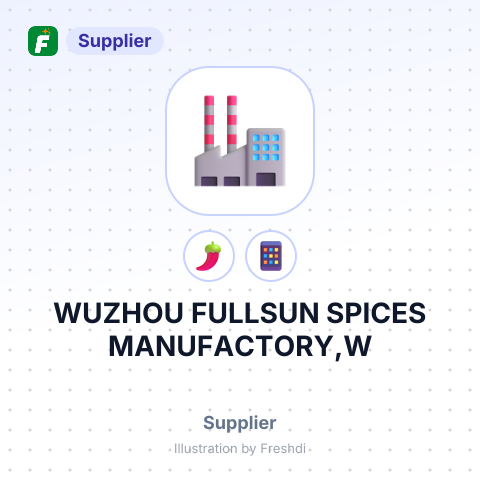 WUZHOU FULLSUN SPICES MANUFACTORY,W – summary card, no photo uploaded yet