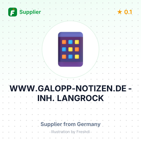 WWW.GALOPP-NOTIZEN.DE - INH. LANGROCK – summary card, no photo uploaded yet