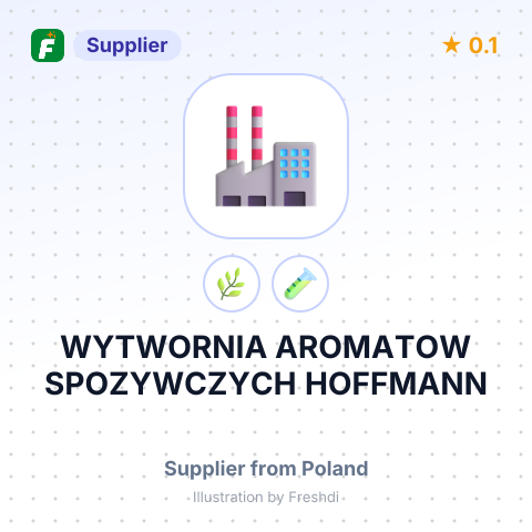 WYTWORNIA AROMATOW SPOZYWCZYCH HOFFMANN – summary card, no photo uploaded yet