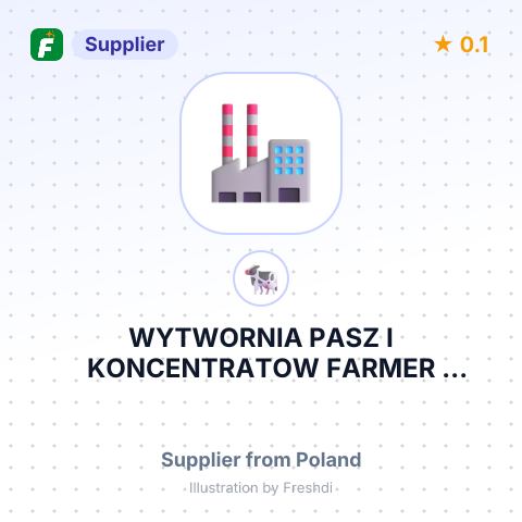 WYTWORNIA PASZ I KONCENTRATOW FARMER SPOLKA JAWNA JANINA I CZESLAW BLASZCZYK – summary card, no photo uploaded yet