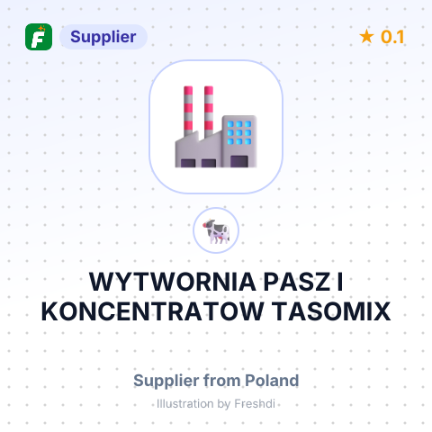 WYTWORNIA PASZ I KONCENTRATOW TASOMIX – summary card, no photo uploaded yet
