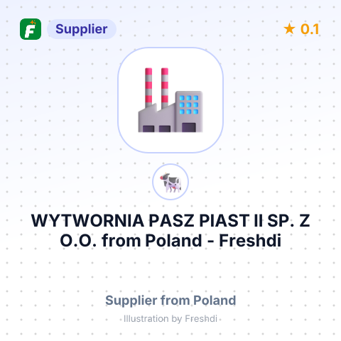 WYTWORNIA PASZ PIAST II SP. Z O.O. – summary card, no photo uploaded yet