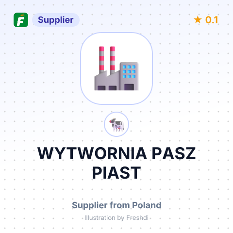 WYTWORNIA PASZ PIAST – summary card, no photo uploaded yet