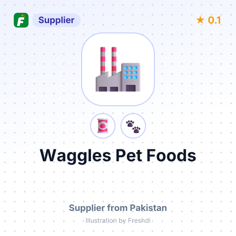 Waggles Pet Foods  – summary card, no photo uploaded yet
