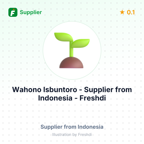 Wahono Isbuntoro  – summary card, no photo uploaded yet