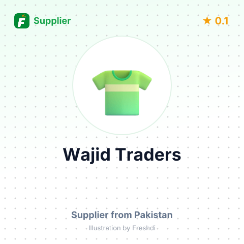 Wajid Traders  – summary card, no photo uploaded yet