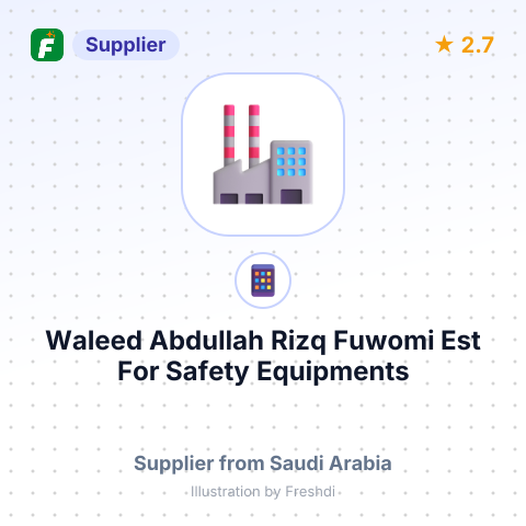 Waleed Abdullah Rizq Fuwomi Est For Safety Equipments – summary card, no photo uploaded yet